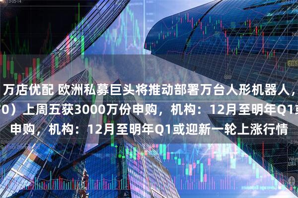 万店优配 欧洲私募巨头将推动部署万台人形机器人，机器人ETF（159770）上周五获3000万份申购，机构：12月至明年Q1或迎新一轮上涨行情