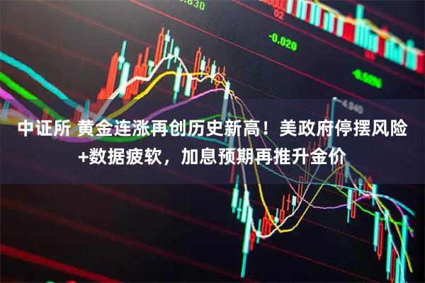 中证所 黄金连涨再创历史新高!美政府停摆风险+数据疲软,加息预期再推升金价
